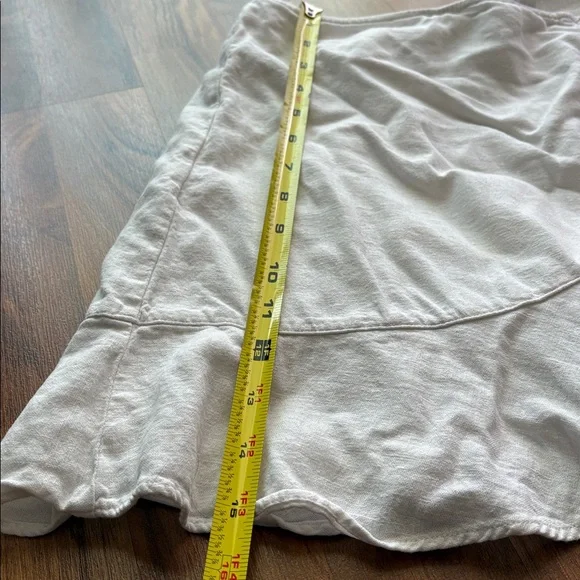 Abercrombie & Fitch Woman’s Size XS White Tie-Waist Wrap Skirt - Picture 10 of 12